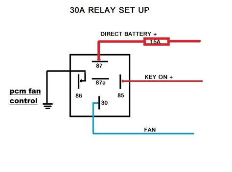 Wiring Diagram For A12volt 30 Amp Relay