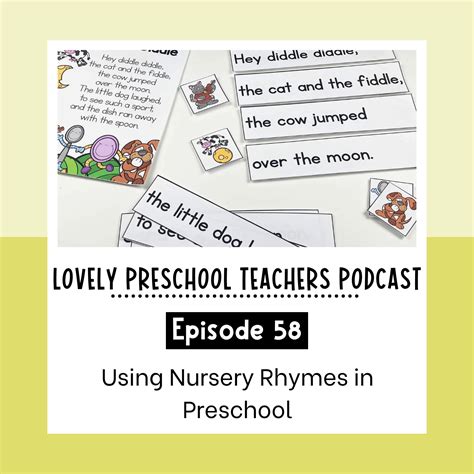 Using Nursery Rhymes In Preschool Lovely Commotion Preschool Resources