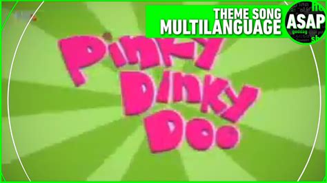 Pinky Dinky Doo Theme Song Multilanguage Requested Youtube