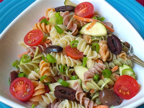 Cook the pasta in a large pot of boiling salted water with a splash of oil to keep it from sticking together. Summer Pasta Salad - Healthier Dishes