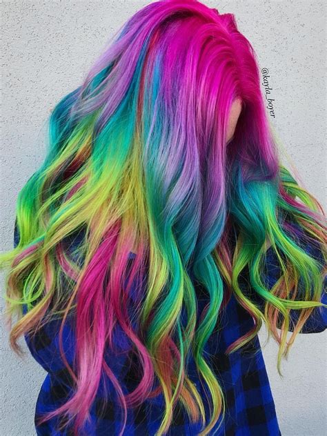 Pin By Christina Watt On Favorites In Hair Neon Hair Color Hair
