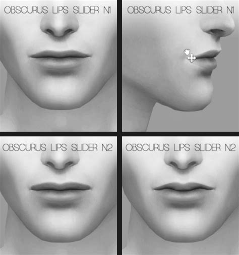 Natural Lips Set Obscurus Sims On Patreon Sims4 The Sims 4 Skin Hot