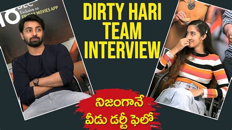 Dirty Hari Movie Team Exclusive Interview Shravan Reddy Ruhani