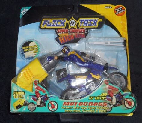 Vintage Flick Trix Super Charged High Flyers 2001 Spin Master Motocross