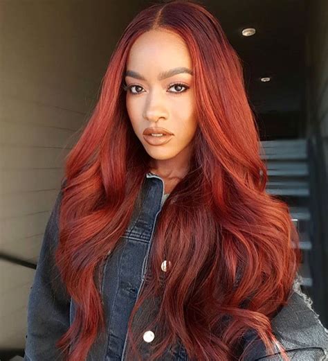 Love This Fiery Red Beautybyhermosa Black Hair Information