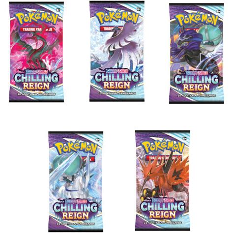 Pokemon Swsh Chilling Reign Booster Box Hodges Trading Cards