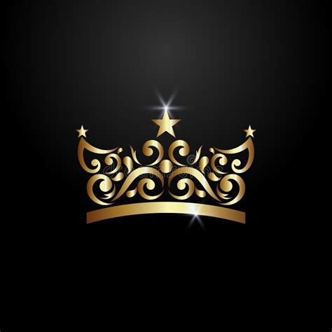 Luxury Crown Logo Stock Vector Illustration Of Decorative 140786360