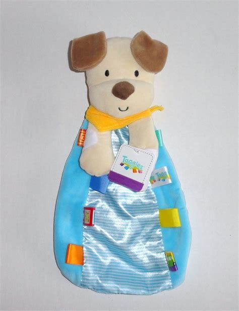 New Taggies Puppy Baby Security Blanket Dog Taggies Baby Security