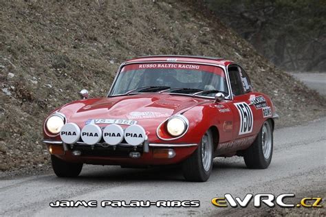 − Jaguar E Type − Rallye Monte Carlo Historique 2017