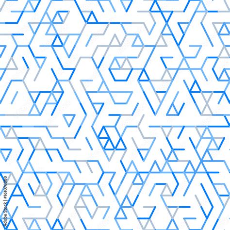 Geometric Random Lines Pattern Abstract Technology Background With