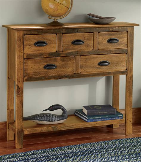 Rustic Wooden Hall Console Rustic Entryway Table At Home Furniture