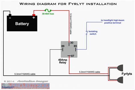 5 Pin Relay Wiring Diagram Driving Lights — Untpikapps