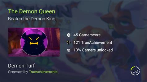 The Demon Queen Achievement In Demon Turf