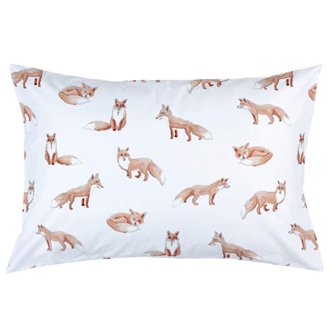 Watercolor Fox Pillow Case Sweet Dreams Are Guaranteed With Our Soft