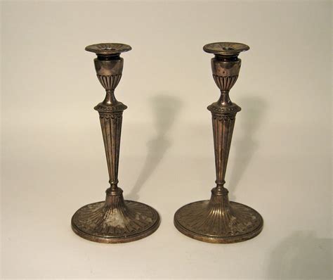 Lot 10 Pair Of Gorham Sterling Silver Candlesticks
