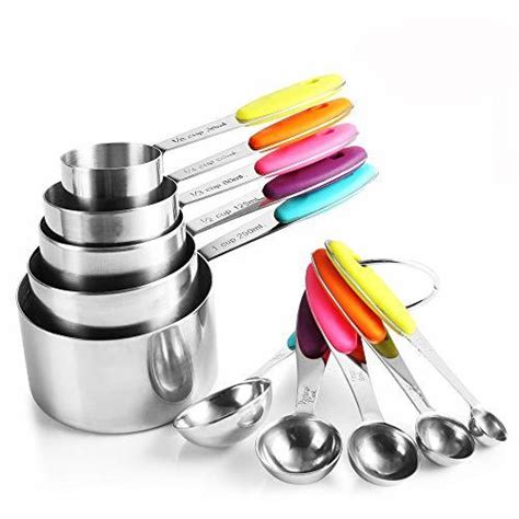 Measuring Cups And Measuring Spoons Set Followyt 10 Piece Stainless