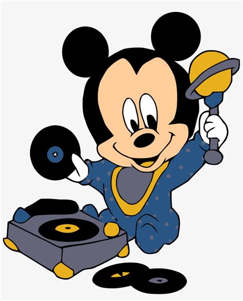 Baby Mickey Dj Music Mouse Wallpaper Clipart Png  Mickey Baby Png