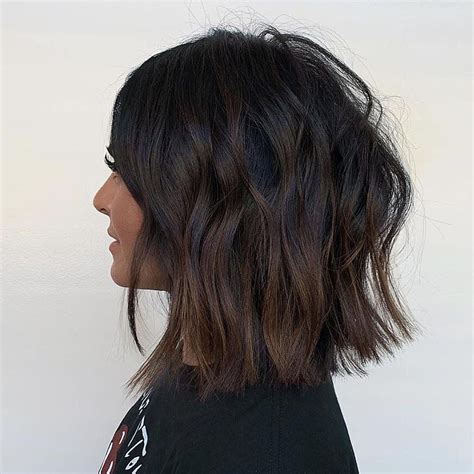 The Most Flattering Mid Length Brown Hairstyles To Try In 2020 Thick