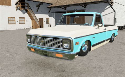 Fs19 Chevrolet C10 Cheyenne Fletside 1971 V10 Fs 19 Cars Mod Download