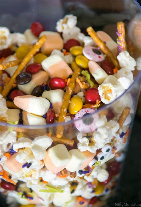 Monster Snack Mix For Halloween Parties Nifty Mom
