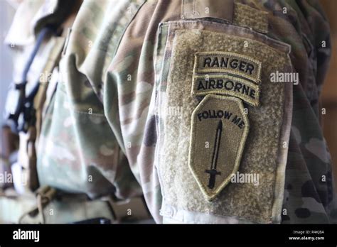 Army Us Army Ranger Qualification Tab Dress Uniform Patch M E Rfe Ie