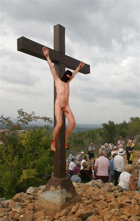 Crucified Nude Men