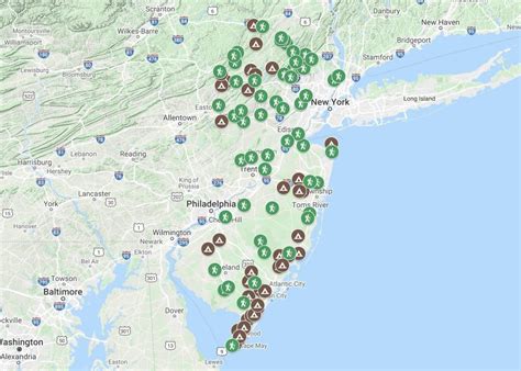 New Jersey State Parks And Forests Map Local Parks Great For Families