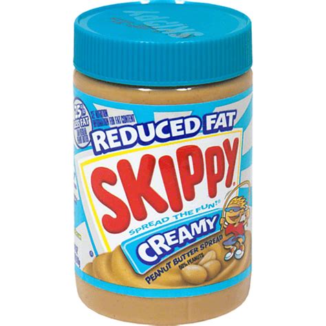 Skippy Peanut Butter Spread Creamy 25 Reduced Fat Peanut Butter