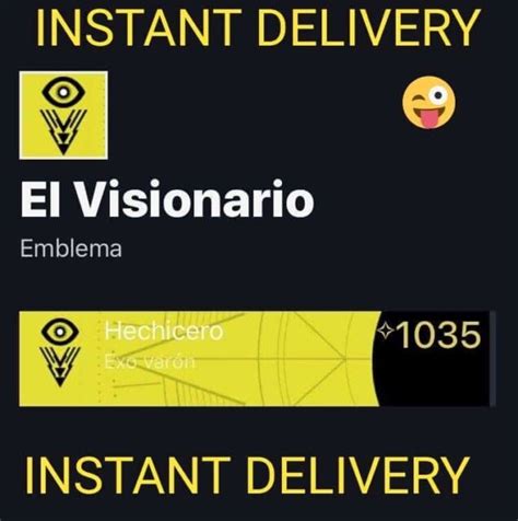 Emblem The Visionary Destiny 2 Pc X Box Ps4 Ebay