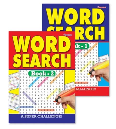 2 X A4 Large Print Word Search Puzzle Book Books 272 Puzzles A4 Pages