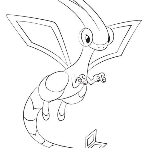 Flying Type Pokemon Coloring Page