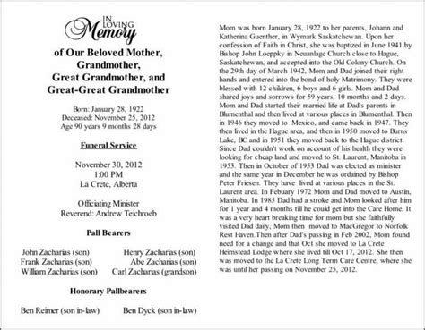 Newspaper Obituary Examples Mother Uk Template Free Samples Regarding