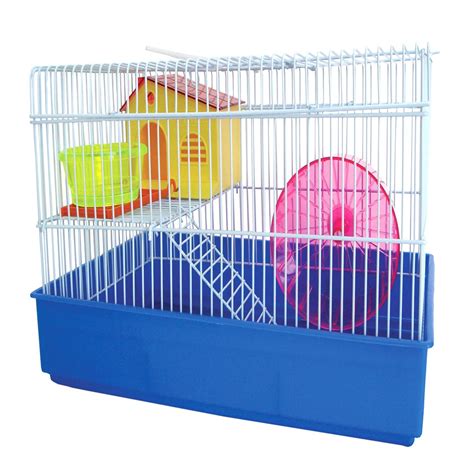 Yml 2 Level Blue Hamster Cage Petco