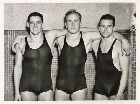 Vintage Men In Leotards Swim Suits Onesies Vintage Swimmer