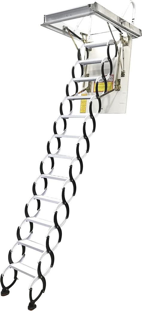 Buy Techtongda Attic Ceiling Pull Down Ladder Stairs Steps Folding