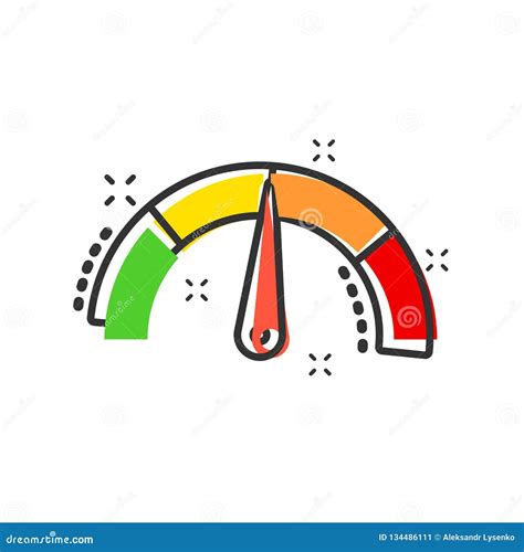 Level Measurement Icon Cartoon Style Vector Illustration