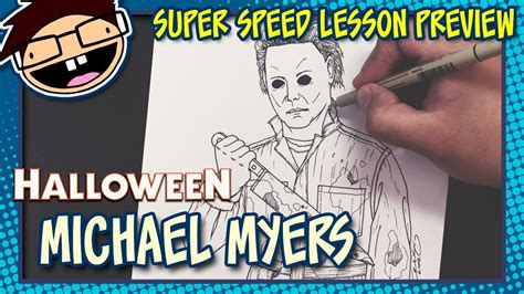 Lesson Preview How To Draw Michael Myers Halloween Movie Franchise