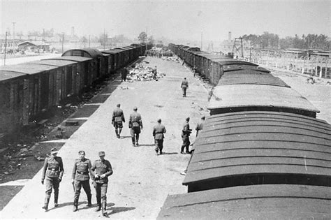Chilling Images From Inside Auschwitz As Jews Are Led Towards Gas