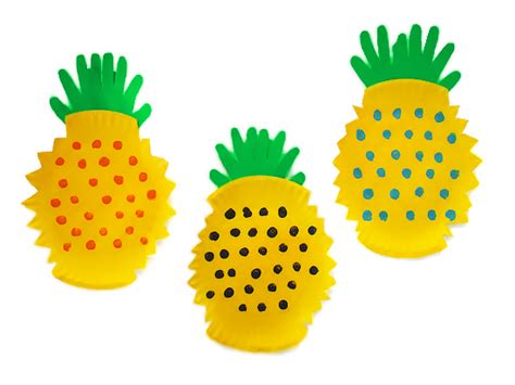 Pineapple Handprint Craft