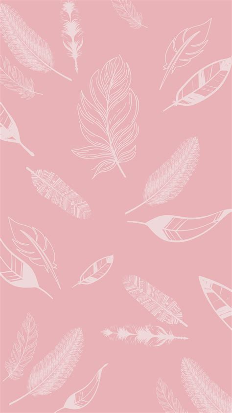 Pink Aesthetic Feather Wallpaper And Instagram Story Pink Aesthetic