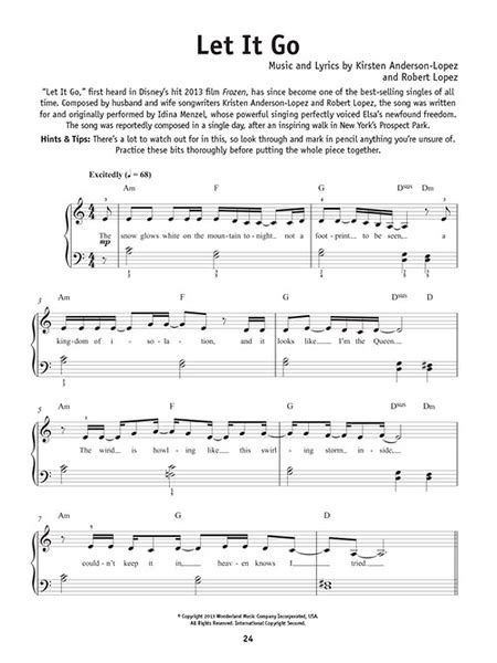 Really Easy Piano Disney Hits Piano Songs Sheet Music Piano Sheet
