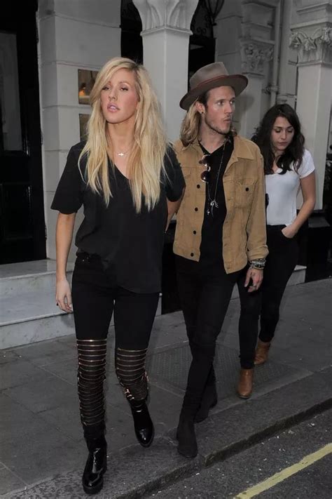 Cheeky Dougie Poynter Grabs Ellie Gouldings Bum As They Pack On The Pda While Shopping