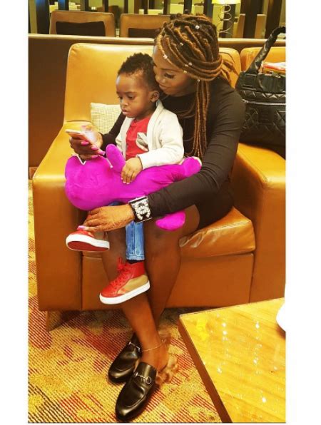 15 Adorable Photos Of Nigerian Celebrity Moms And Their Cute Kids