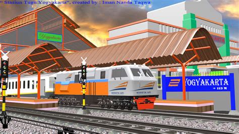 Gambar Animasi Stasiun Kereta Api Imagesee