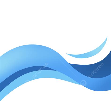 Simple Wave Clipart Png Images Blue Wave Png Simple Design Free