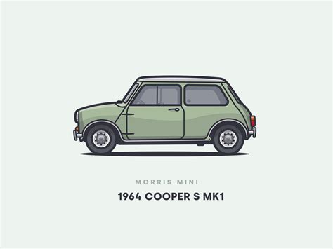1964 Morris Mini Cooper S Mk1 By Dennis Snellenberg On Dribbble