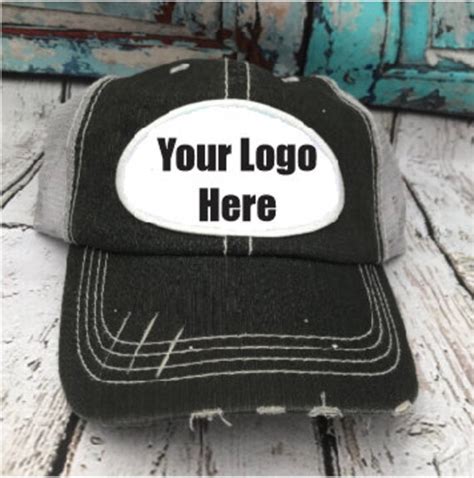 Logo Hat Custom Hats Design Your Own Hat Logo Patch Hat Etsy