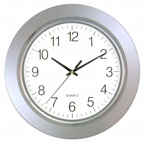 Maybe you would like to learn more about one of these? Timekeeper Products 13 in. Round Silver Frame Silver Rim ...