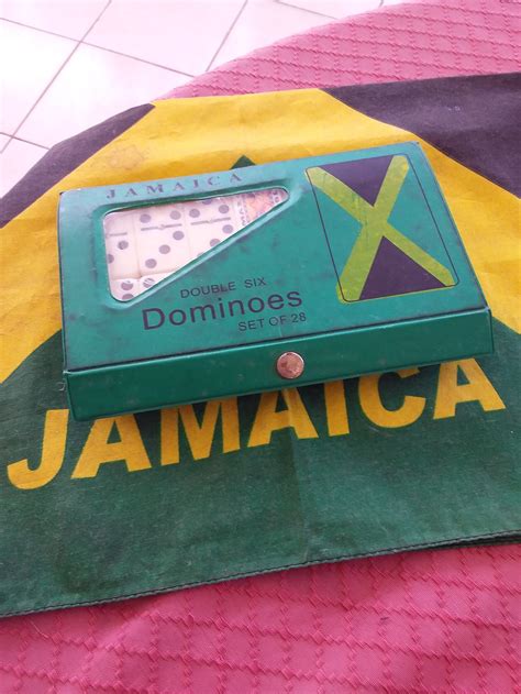 Dominoes Jamaica No Problem Double Six 28 Bone Etsy