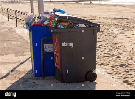 Rubbish Left Behind On The Hottest Day Of The Year During Heatwave At